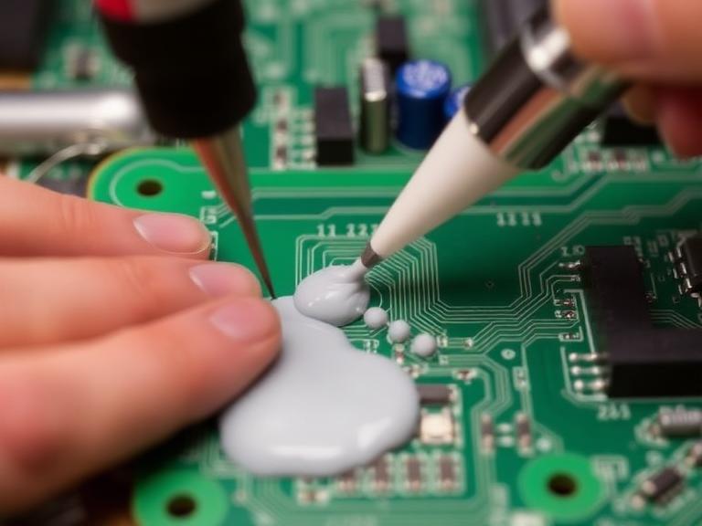 Solder Paste Application (Stenciling) to Assemble a PCB Board